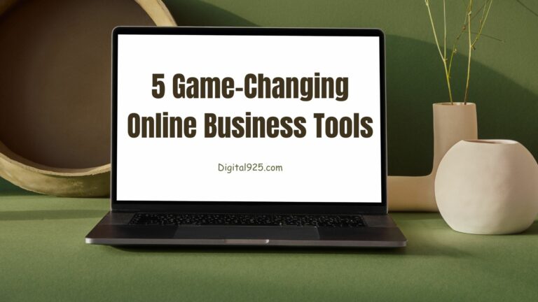 5 Game-Changing Online Business Tools