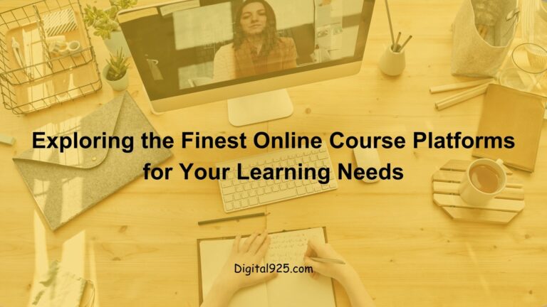 Exploring the Finest Online Course Platforms for Your Learning Needs