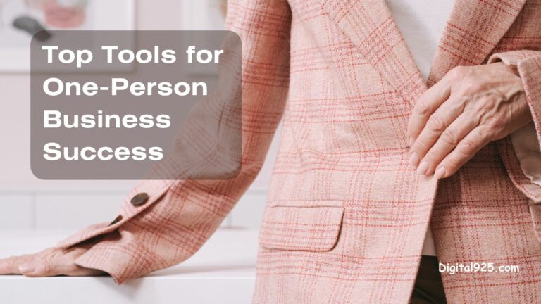 Top Tools for One-Person Business Success