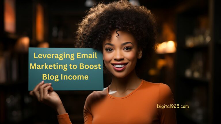 Leveraging Email Marketing to Boost Blog Income