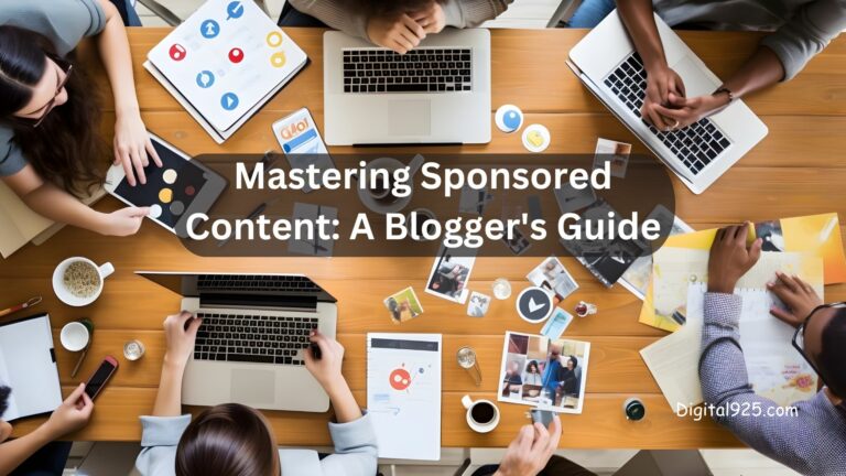 Mastering Sponsored Content: An Expert Blogger’s Guide