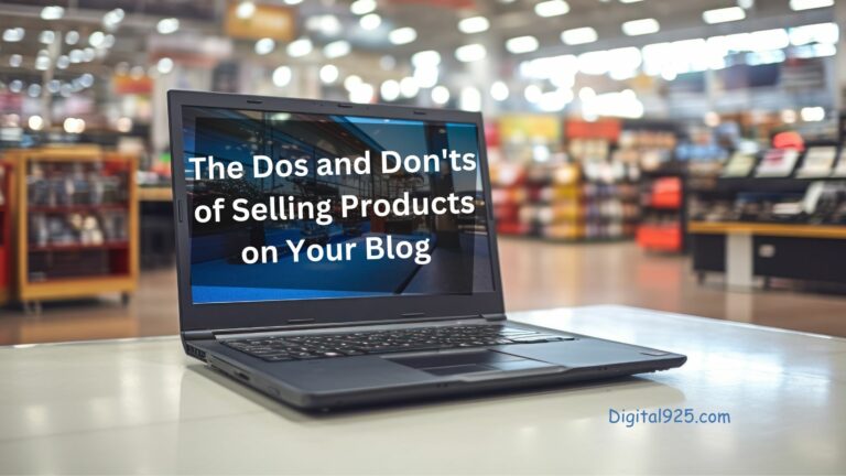 The Dos and Don’ts, How To Sell Products On Your Blog