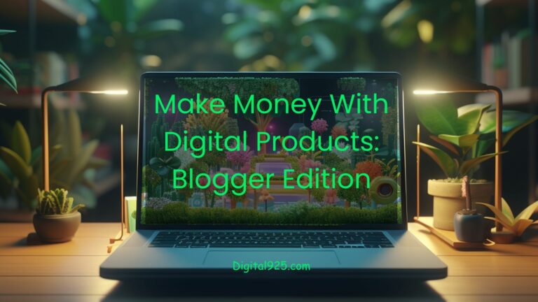 Make Money With Digital Products: Blogger Edition