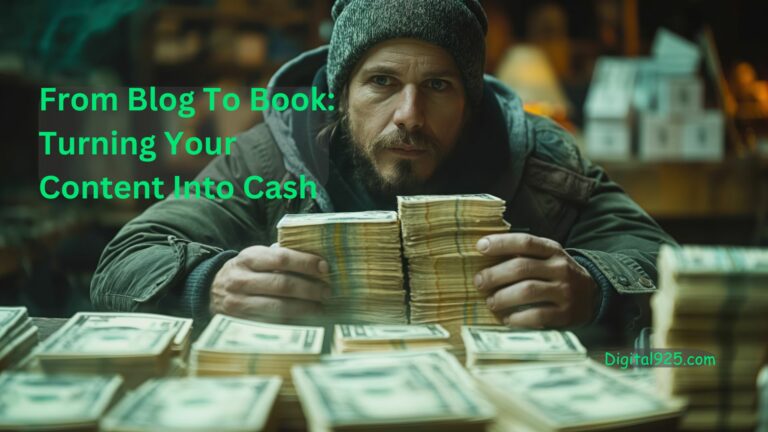 From Blog To Book: Turning Your Content Into Cash