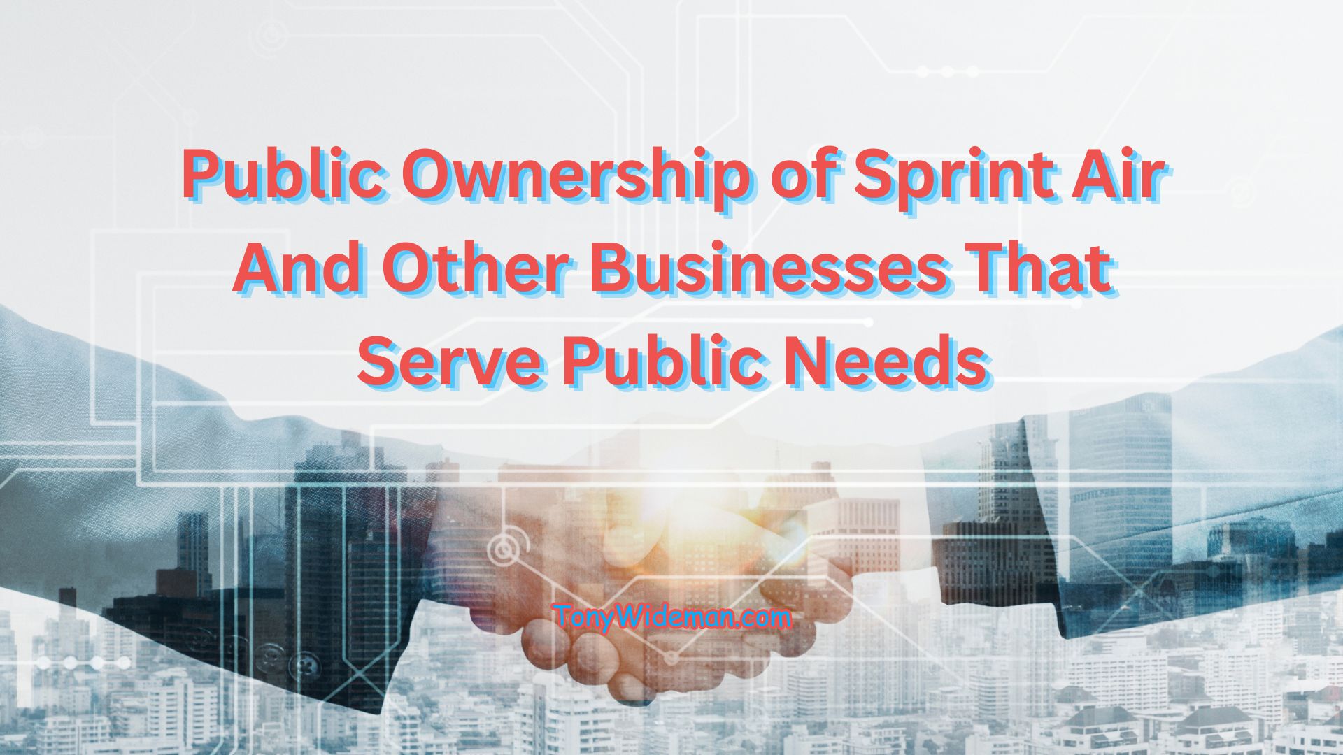 Public Ownership of Sprint Air And Other Businesses That Serve Public Needs